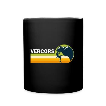 climb escalade Vercors sport climbing - Mug uni - noir - Devant