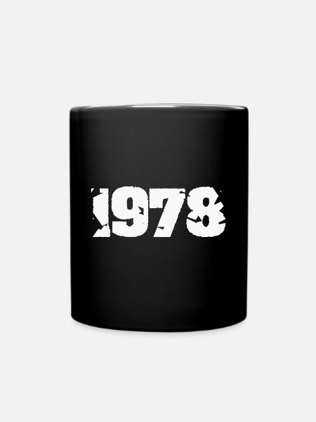 1978 - Tasse einfarbig - Schwarz