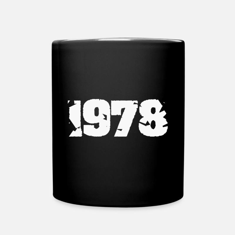 1978 - Tasse einfarbig - Schwarz