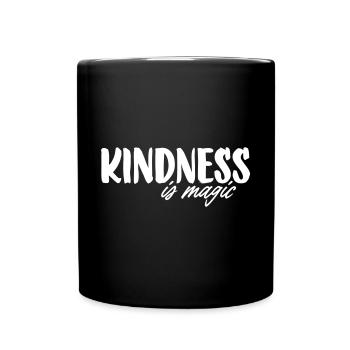 Kindness is magic - Tasse einfarbig - Schwarz - Vorne