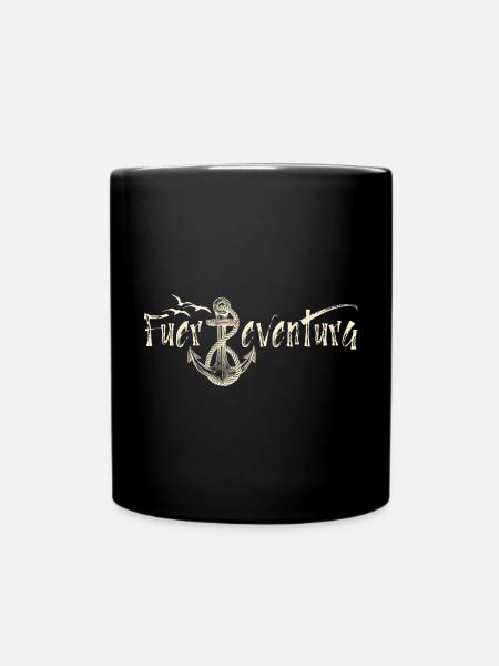 Fuerteventura is my anchor - Full Colour Mug - black