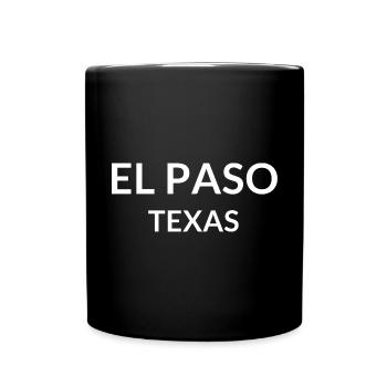 El Paso, Texas, USA - Full Colour Mug - black - Front