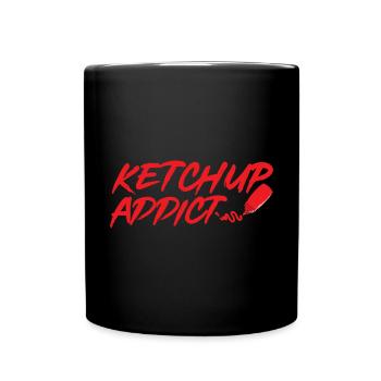 Ketchup Tomatenketchup - Tasse einfarbig - Schwarz - Vorne