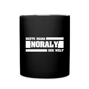 Noraly as a mother - Full Colour Mug - black - Front