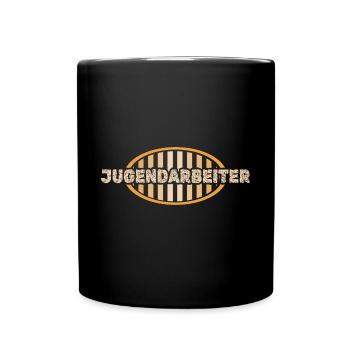 Job Youth Worker - Full Colour Mug - black - Front