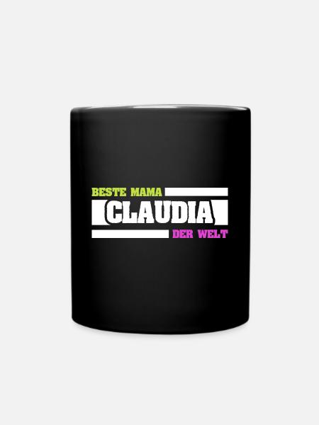 Claudia - Tasse einfarbig - Schwarz