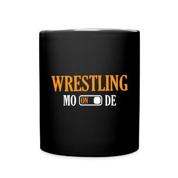 Lutte - Mug uni - noir - Devant