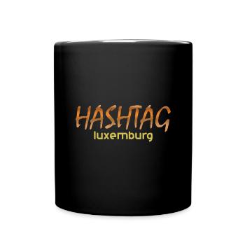luxemburg - Tasse einfarbig - Schwarz - Vorne