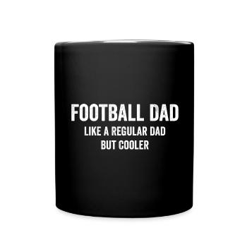 Cool Football Dad Funny - Full Colour Mug - black - Front