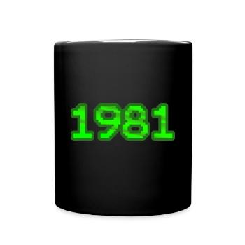 1981 - Full Colour Mug - black - Front