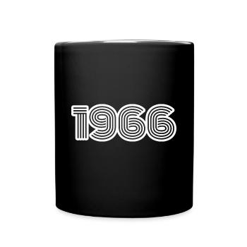 Année de naissance 1966 - Mug uni - noir - Devant