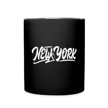 NEW YORK - Tasse einfarbig - Schwarz - Vorne