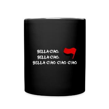 antifa flag flag - Full Colour Mug - black - Front