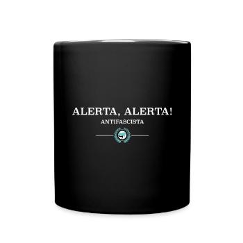 Alerta Antifascista! - Mug uni - noir - Devant