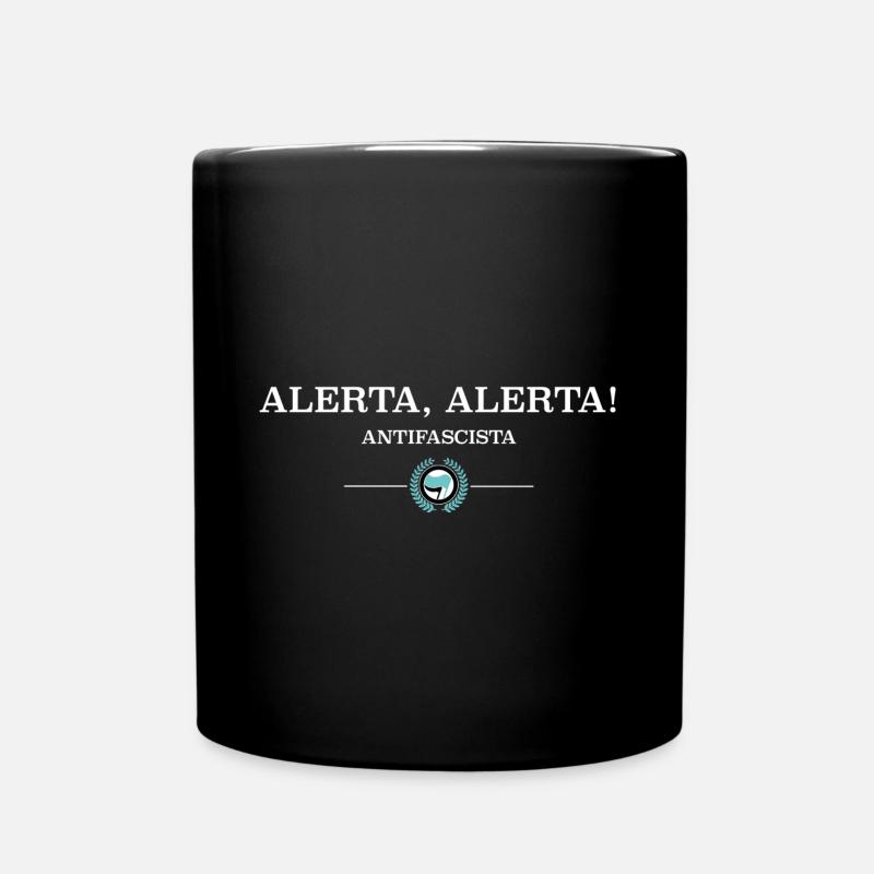 Alerta Antifascista! - Full Colour Mug - black