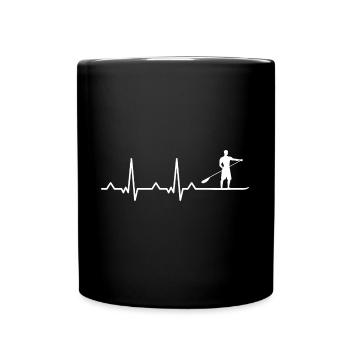 SUP HeartLine Stand Up Paddle Evolution SUP - Full Colour Mug - black - Front