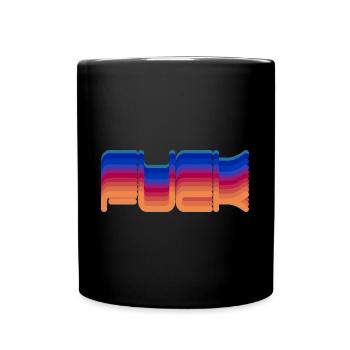 FUCK - Tasse einfarbig - Schwarz - Vorne