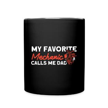 Mécanicien préféré Père Mécanicien Père - Mug uni - noir - Devant