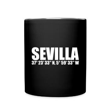 Seville Coordinates - Full Colour Mug - black - Front
