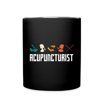 Acupuncture Acupuncturist Acupuncture Needles - Full Colour Mug - black - Front