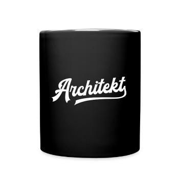 Architekt Innenarchitekt Architekten Architektur - Tasse einfarbig - Schwarz - Vorne