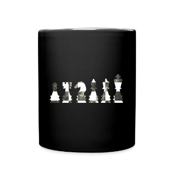 Chess figures - Full Colour Mug - black - Front