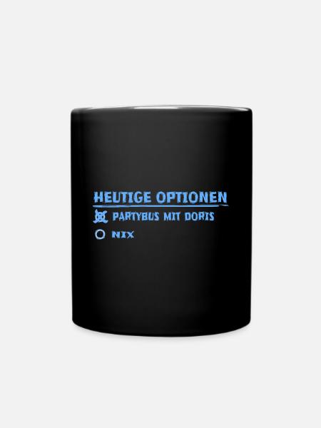 doris - Tasse einfarbig - Schwarz