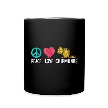 Cadeau de rongeur chipmunk - Mug uni - noir - Devant