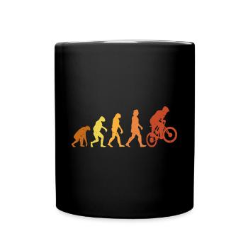 Evolution du BMX Vintage et Rétro - Mug uni - noir - Devant