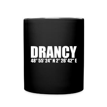 Drancy coordinates - Full Colour Mug - black - Front