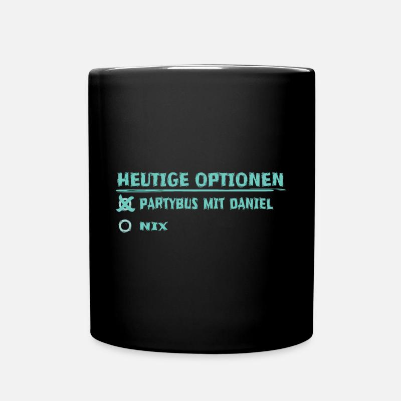daniel - Tasse einfarbig - Schwarz