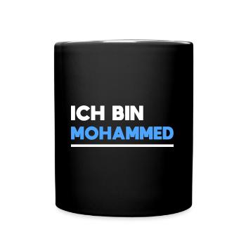Mohammed Name Spruch für stolze Mohammeds - Tasse einfarbig - Schwarz - Vorne