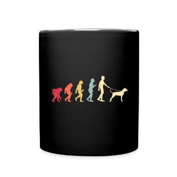 Black and Tan Coonhound - Full Colour Mug - black - Front