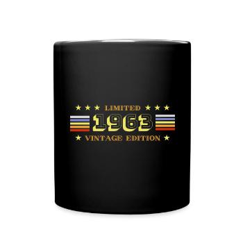 1963 - Tasse einfarbig - Schwarz - Vorne