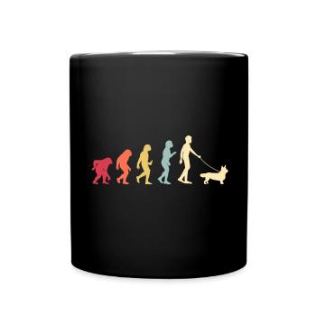 Cardigan Welsh Corgi - Mug uni - noir - Devant