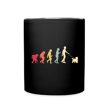 Cairn Terrier - Tasse einfarbig - Schwarz - Vorne