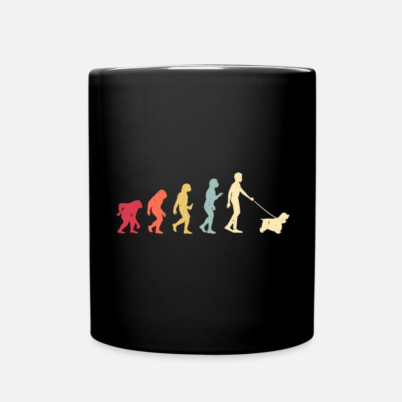 Cocker Spaniel - Tasse einfarbig - Schwarz