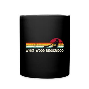 What Wood Didgeridoo - Tasse einfarbig - Schwarz - Vorne