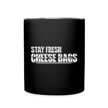Stay Fresh Cheese Bags 43 - Full Colour Mug - black - Front