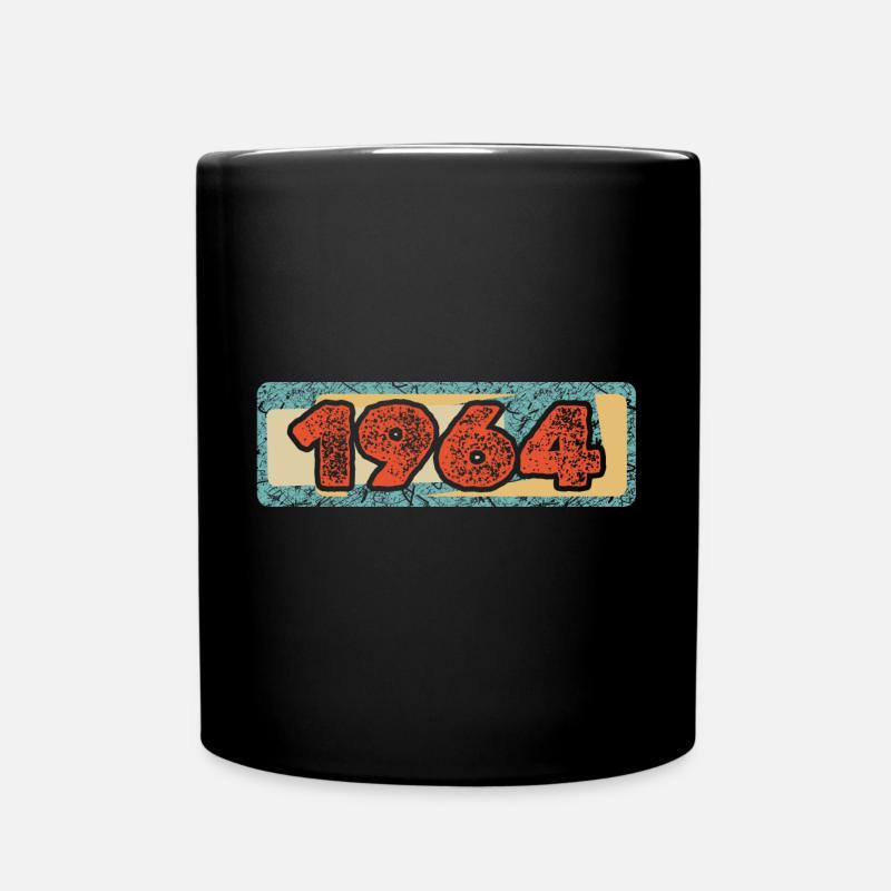 Witzig 1964 - Tasse einfarbig - Schwarz