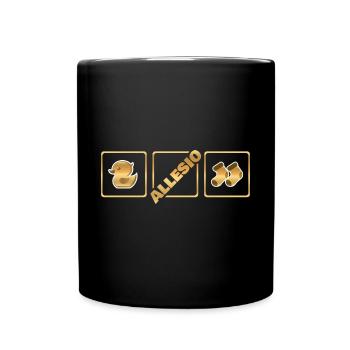 Kind Allesio - Tasse einfarbig - Schwarz - Vorne