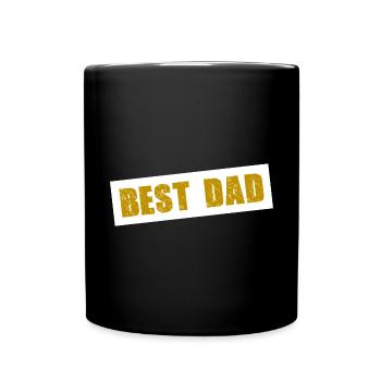 No.1 BEST DAD T-Shirt - Full Colour Mug - black - Front