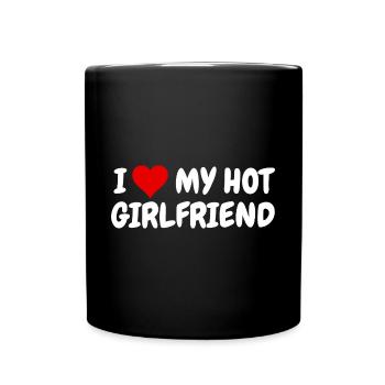 J’aime mon voyage de remise des diplômes de soirée de petite amie chaude - Mug uni - noir - Devant