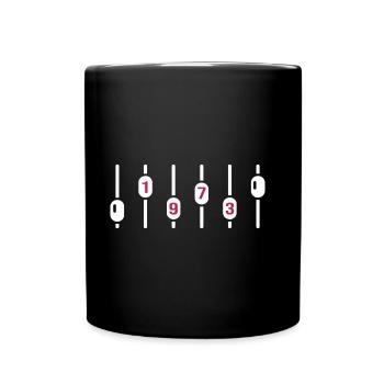 1973 Anniversaire DJ Anniversaire Ingénieur du son - Mug uni - noir - Devant