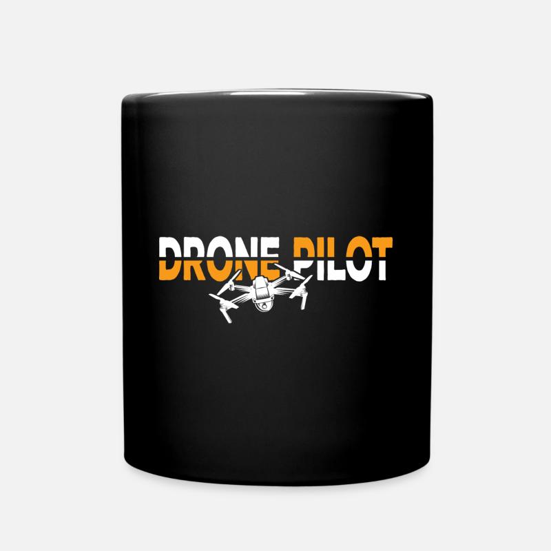 Drone Pilot Drone Drones Drone Pilot Limited - Mug uni - noir