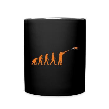 Shooting Skeet Clay Pigeon Shooting - Full Colour Mug - black - Front