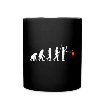 Party Bier Bierpong Beer Pong - Full Colour Mug - black - Front