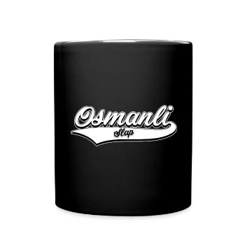 oslap baseball logo 2 - Tasse einfarbig - Schwarz - Vorne