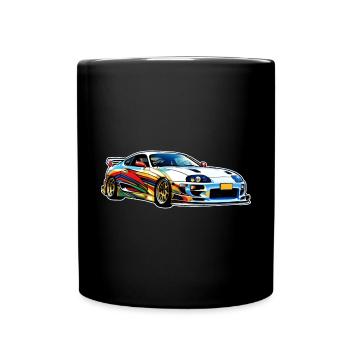 Jdm / Tuning / Turbocompresseur / Jantes / Chiptuning - Mug uni - noir - Devant