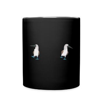 Blue-footed Booby Seabird Blue-footed Booby Seabird - Full Colour Mug - black - Front